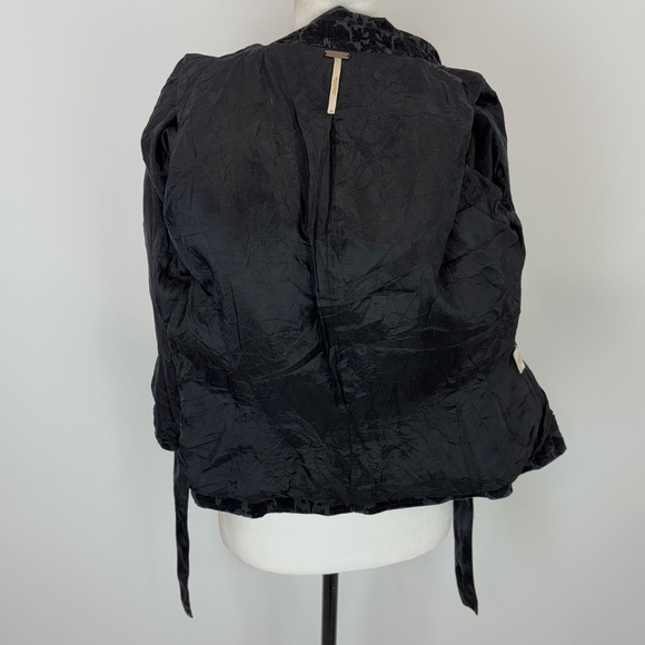 Free People black velvet brocade blazer - Picture 8 of 10